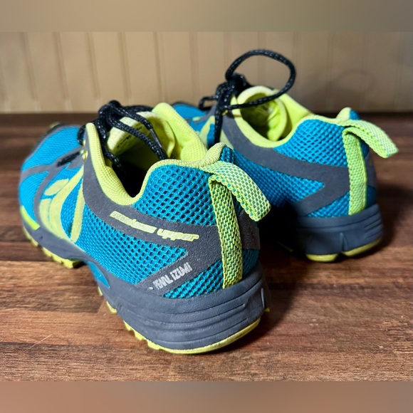 Pearl Izumi Peak II Womens Size 9.5 Blue Trail Race Sneakers Performance Lace - Picture 5 of 14